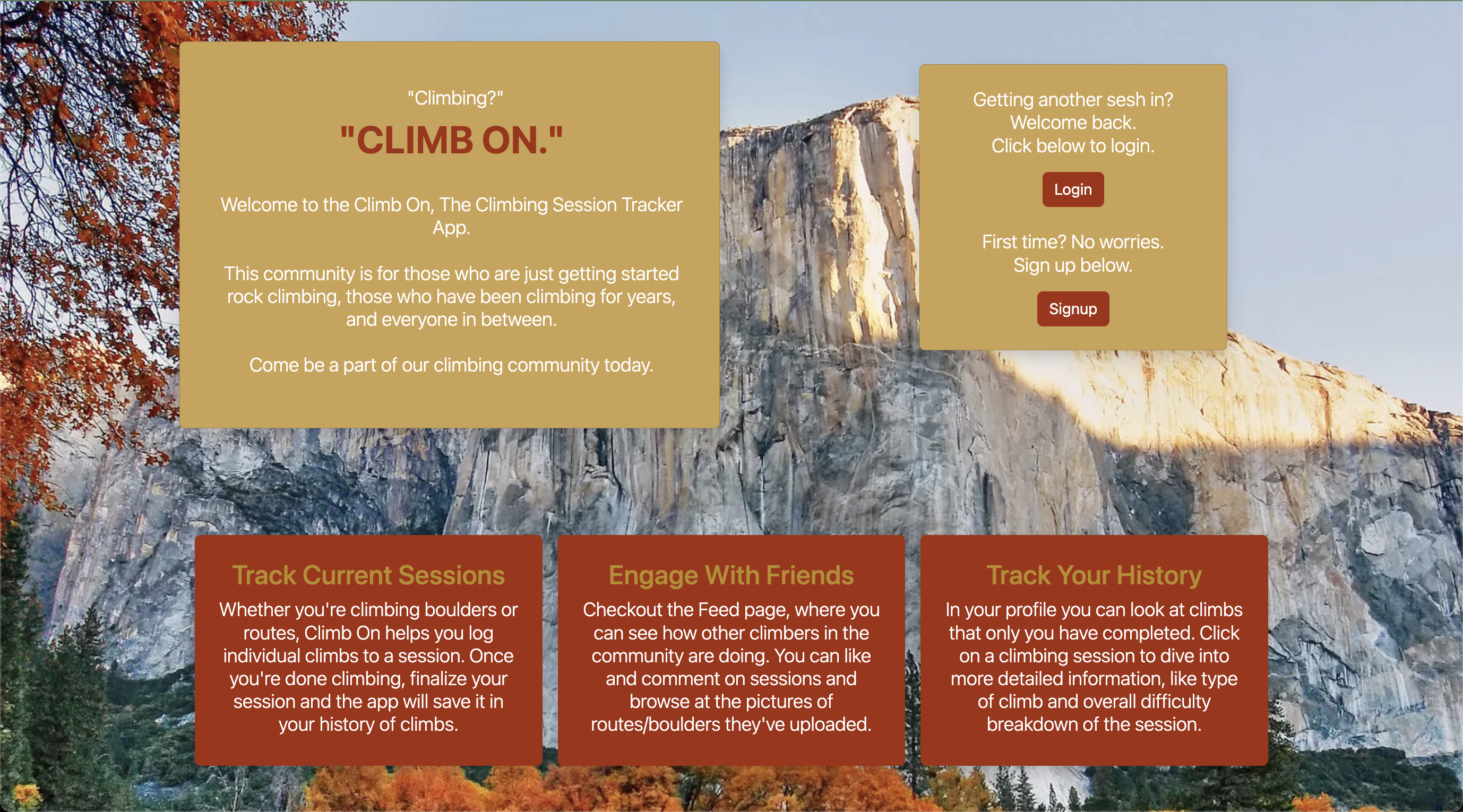 ClimbOn App